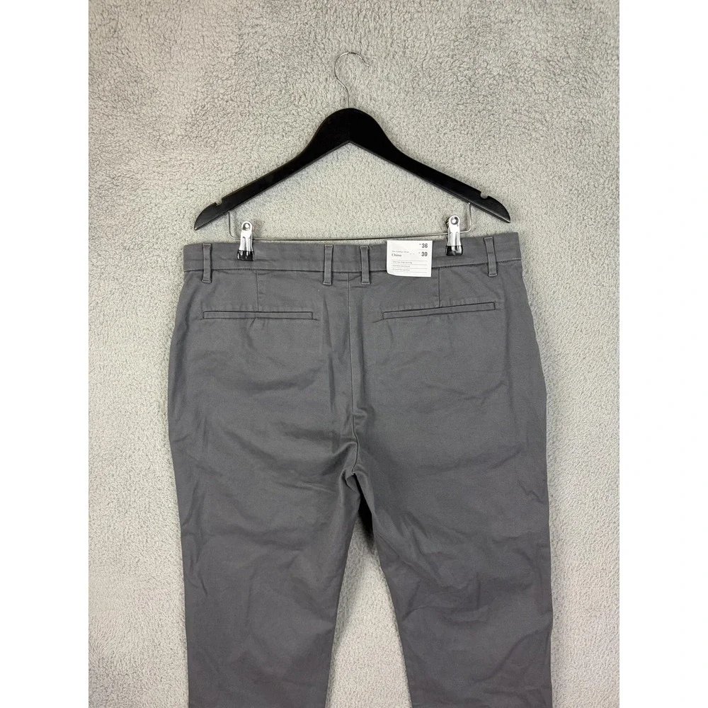 Goodfellow & Co Pants Mens 36x30 Gray Slim Fit Stretch Chino Casual Mens Comfort